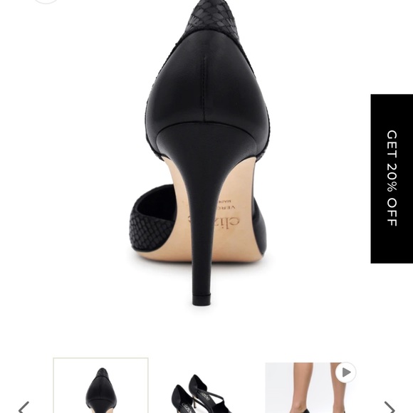 Elizee black pump Brand new in box. Handmade in Europe. Us 9. Napa leather. - Picture 3 of 12